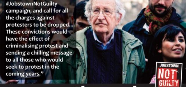 Haz como Noam Chomsky: ¡Oponete a la criminalización de la resistencia social en Irlanda!