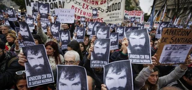 Masiva movilización en Argentina. “¿Dónde está Santiago Maldonado?”