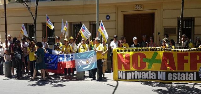 Chile – Coordinadora No+AFP solidariza con protestas en Argentina