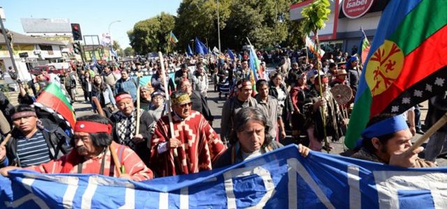 Marcha en Cautín