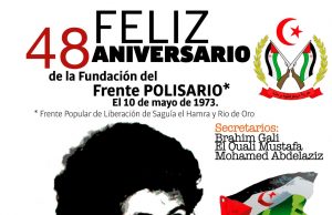 48 Aniversario de la creación del Frente Polisario. Sáhara Occidental en África del Norte.