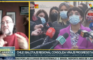 Elecciones Gobernadores Regionales: «Bajísima participación demuestra que el motor principal para asegurar la participación electoral es el proceso constituyente». Análisis de Esteban Silva en Telesur