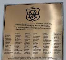 Instituto Nacional: Ceremonia por las victimas del colegio en la dictadura