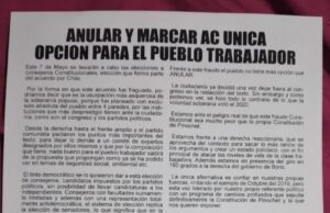 ANULAR Y MARCAR AC UNICA OPCION PARA EL PUEBLO TRABAJADOR