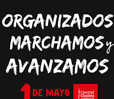 Convocatoria 1 de mayo Clasista