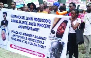NIGERIA – Libertad bajo fianza para Michael Lenin y otros detenidos