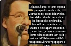 Ha fallecido Guillermo Rodríguez (el Ronco) un revolucionario consecuente