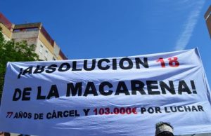 Fiscalía pide 77 años de prisión para 18 activistas que mostraron su solidaridad con las personas sin hogar de Sevilla