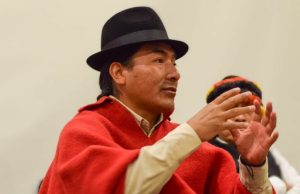 Ecuador – Leonidas Iza dirigente indigena