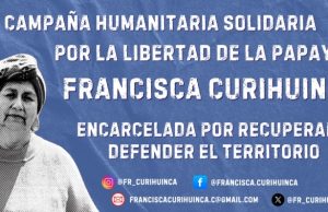 Francisca Curihuinca Calcumil continua presa