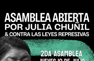 Segunda Asamblea Abierta por Julia Chuñil y contra las leyes represivas