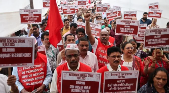 India – Huelga general de un día