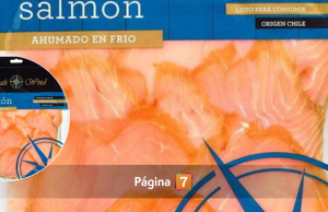 Alerta Alimentaria por Listeria en Salmón Ahumado marca South Wind. Minsal retira el producto del mercado