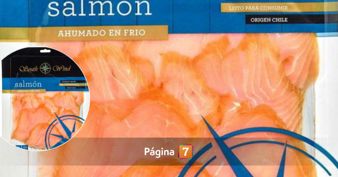 Alerta Alimentaria por Listeria en Salmón Ahumado marca South Wind. Minsal retira el producto del mercado