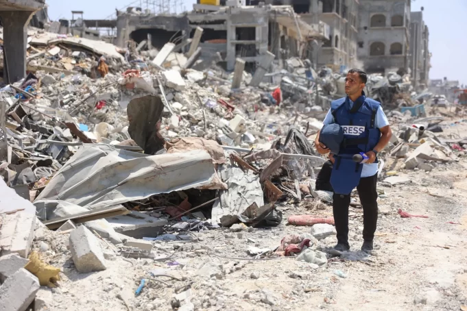 ¡Van 237 periodistas muertos en Gaza!