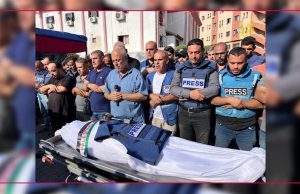 Periodistas palestinos asesinados