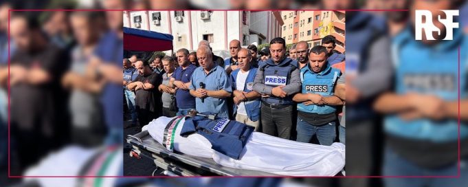 Periodistas palestinos asesinados