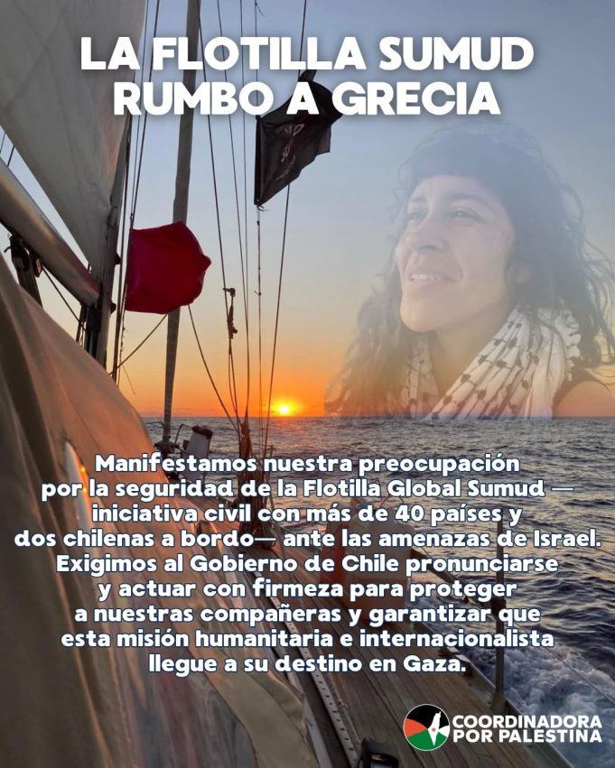 Flotilla humanitaria rumbo a Gaza: no podemos guardar silencio mientras ocurre un genocidio