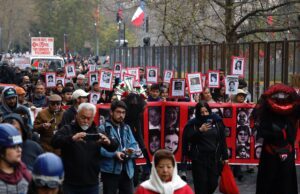 A 52 años del golpe, fuerte represión en romería por las victimas de DDHH, la lucha continua (Foto-reportaje)