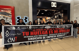 Sindicato Komax en huelga – Entrevista a trabajadora en lucha