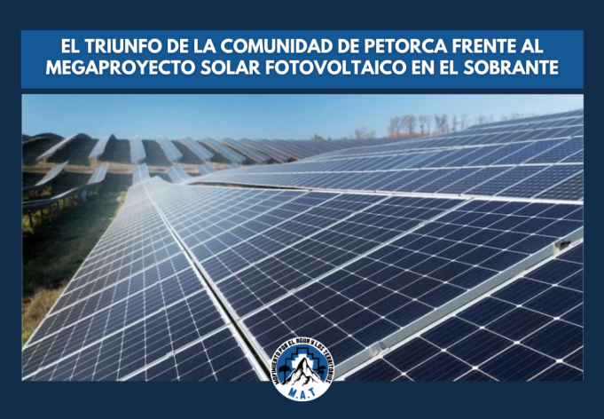 EL TRIUNFO DE LA COMUNIDAD DE PETORCA FRENTE AL MEGAPROYECTO SOLAR FOTOVOLTAICO EN EL SOBRANTE