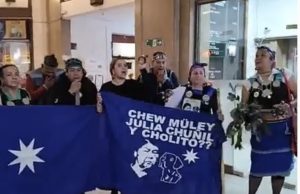 Toma de Conadi a 11 meses de la desaparición de Julia Chuñil