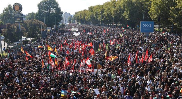 Masivas movilizaciones a nivel internacional contra el genocidio en Gaza