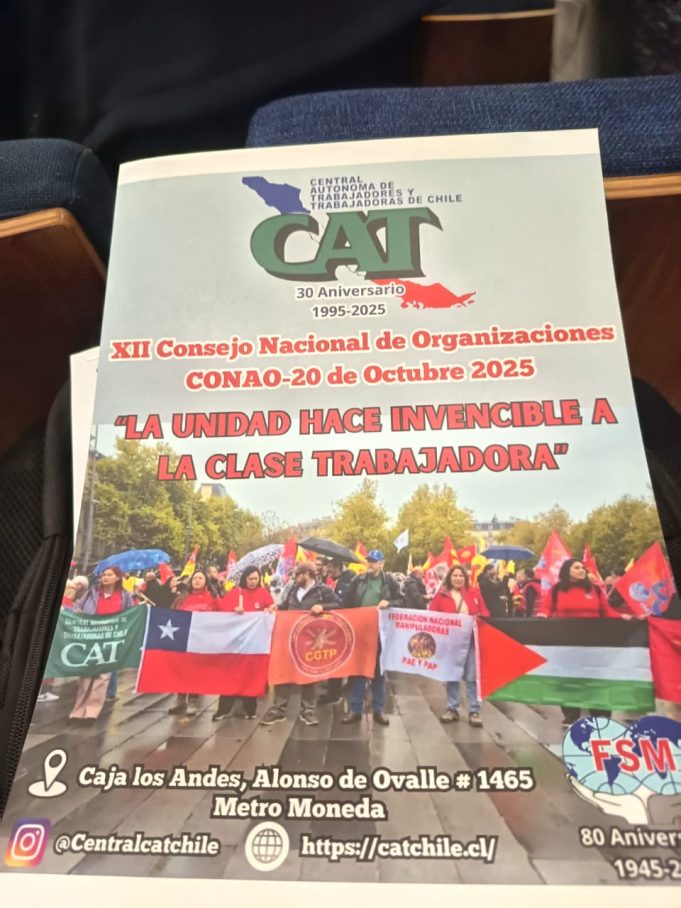 30 aniversario de la Central Autónoma de Trabajadores y Trabajadoras (CAT)