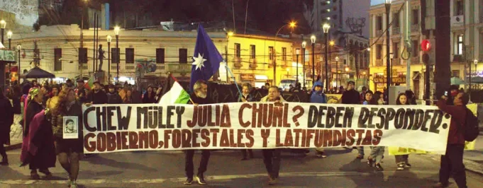 Comunicado de la Familia de Julia Chuñil