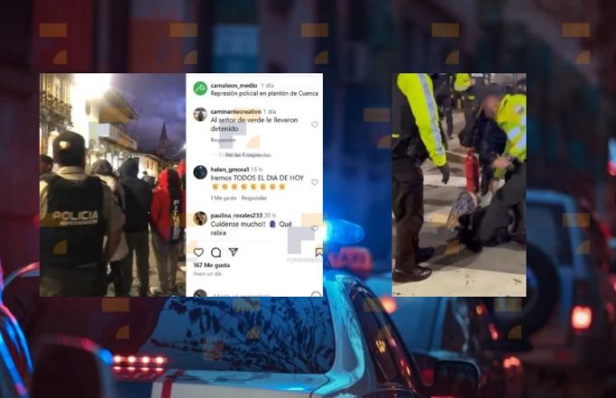Ecuador – Denuncian intimidación policial en plantón pacífico en el sur de Quito