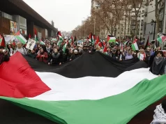 Chile – Represión a manifestación por Palestina
