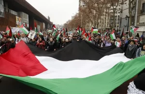 Chile – Represión a manifestación por Palestina