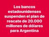 Argentina – se suspende el anunciado rescate de EEUU