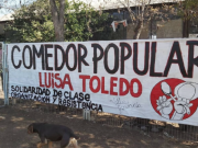 Brutal allanamiento al Comedor Popular Luisa Toledo en Villa Francia
