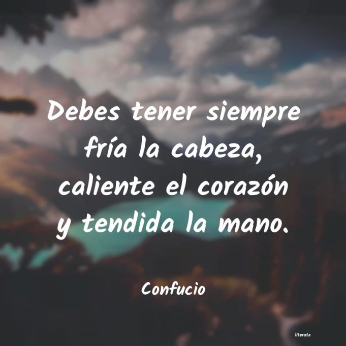 EL CORAZÓN CALIENTE, MENTE FRÍA: ASÍ SE VENCE