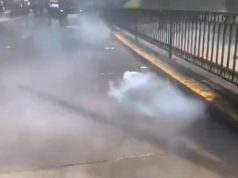 Represión en marchas pacíficas a 1 año de la desaparición de Julia Chuñil