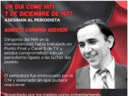 Chile – Un día como hoy de 1977 asesinan al periodista Augusto Carmona Acevedo