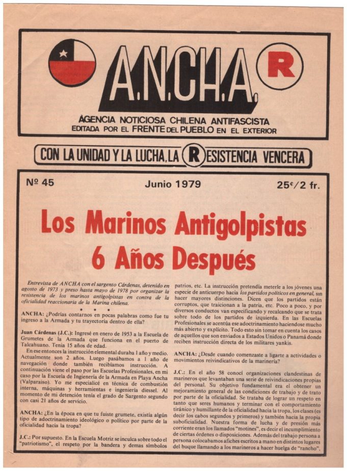 Entrevista al sargento Juan Cárdenas