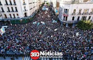 Masiva protesta obrera en Argentina hace frente a reforma laboral de Milei