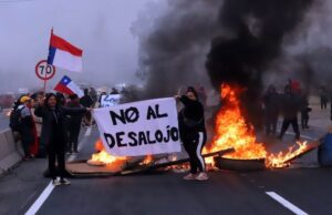 Desalojo a mega toma de San Antonio