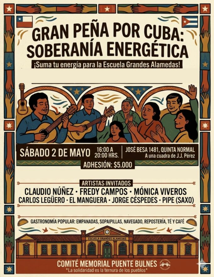 INVITACION A PEÑA Y PEDIDO DE COLABORACIÓN: SOLIDARIDAD CON CUBA