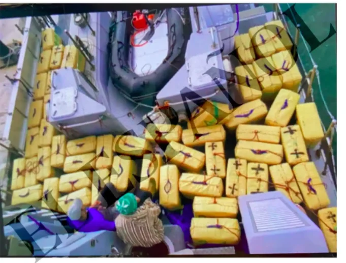Efectivos de la Marina Real marroquí colaboraron con el narcotráfico para meter fardos de droga en España