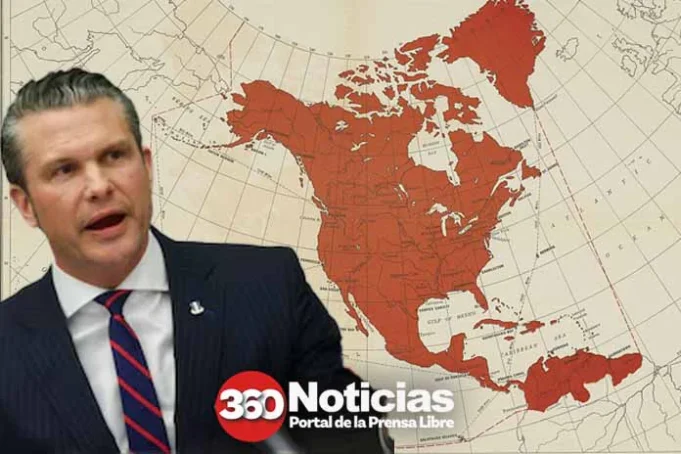 EEUU publica mapa donde extiende su territorio a la «Gran América del Norte»