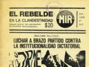 Prensa clandestina. La experiencia del equipo AGP del MIR, El Rebelde, la AIR y Radio Liberación