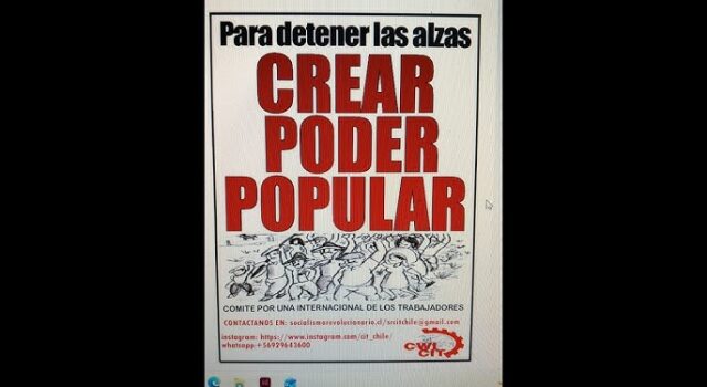 Ver: «Se preparan las condiciones para el paro y la protesta nacional» con Patricio Guzmán S.