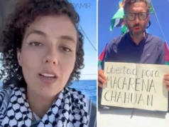 Macarena Chahuan, periodista fue secuestrada por fuerzas israelíes en aguas internacionales
