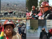 BOLIVIA – TOMADA POR TRABAJADORES Y LOS MINEROS