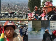 BOLIVIA – TOMADA POR TRABAJADORES Y LOS MINEROS
