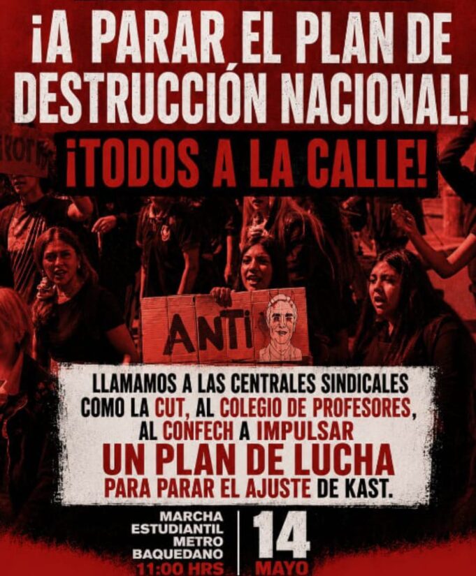 Chile – Marcha estudiantil 14 de mayo