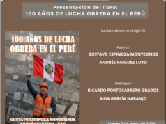 Presentación del libro: 100 años de lucha obrera en el Perú